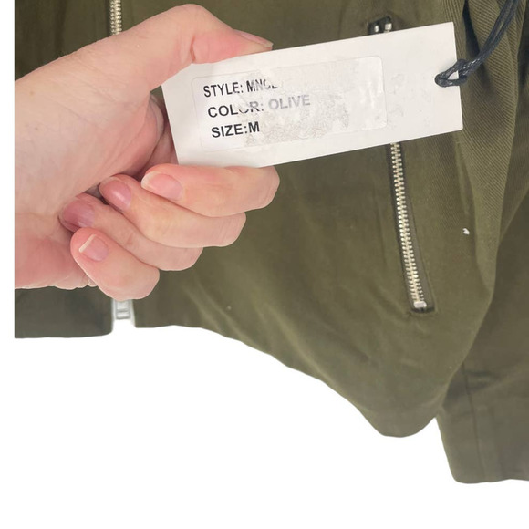 Nwt MNC ATELIER FLOWER BLOUSON JACKET IN OLIVE - Picture 6 of 9